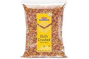 RANI BRAND AUTHENTIC INDIAN PRODUCTS Rani Crushed Red Pepper Flakes Chilli (Pizza Type Cut) 32oz (2lbs) 908g Bulk ~ All Natural, No Color added, Gluten Friendly | Vegan | NON-GMO | Kosher | No Salt or fillers