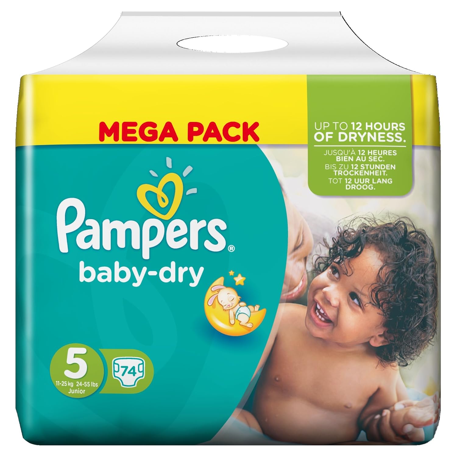 pampers baby dry mega pack 5