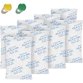 Silica Gel Packets &ndash; 50 Gram 35 Packs Desiccant Packs, Moisture Absorbers for Food Storage with Color Indicating, Food Grade Silica Packets for Foods, Seeds, 3D Filaments, Electronics, Safes