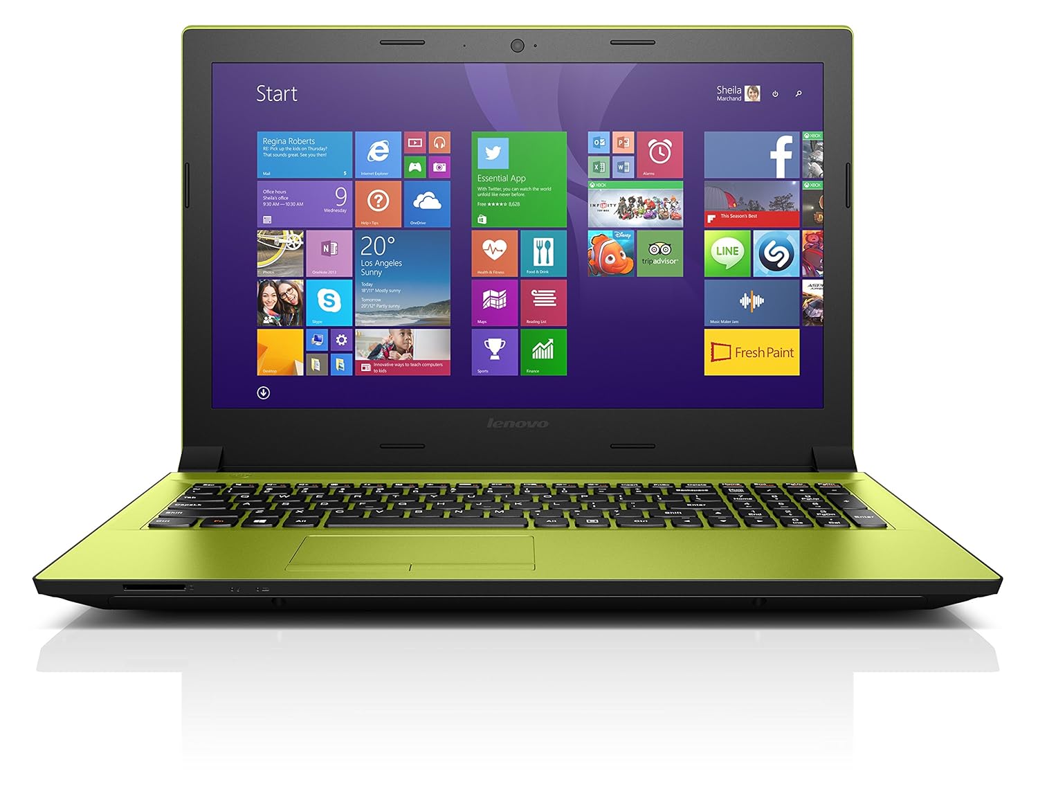 Lenovo 305 39,6 cm Multimedia Laptop grün Amazon.de Computer & Zubehör