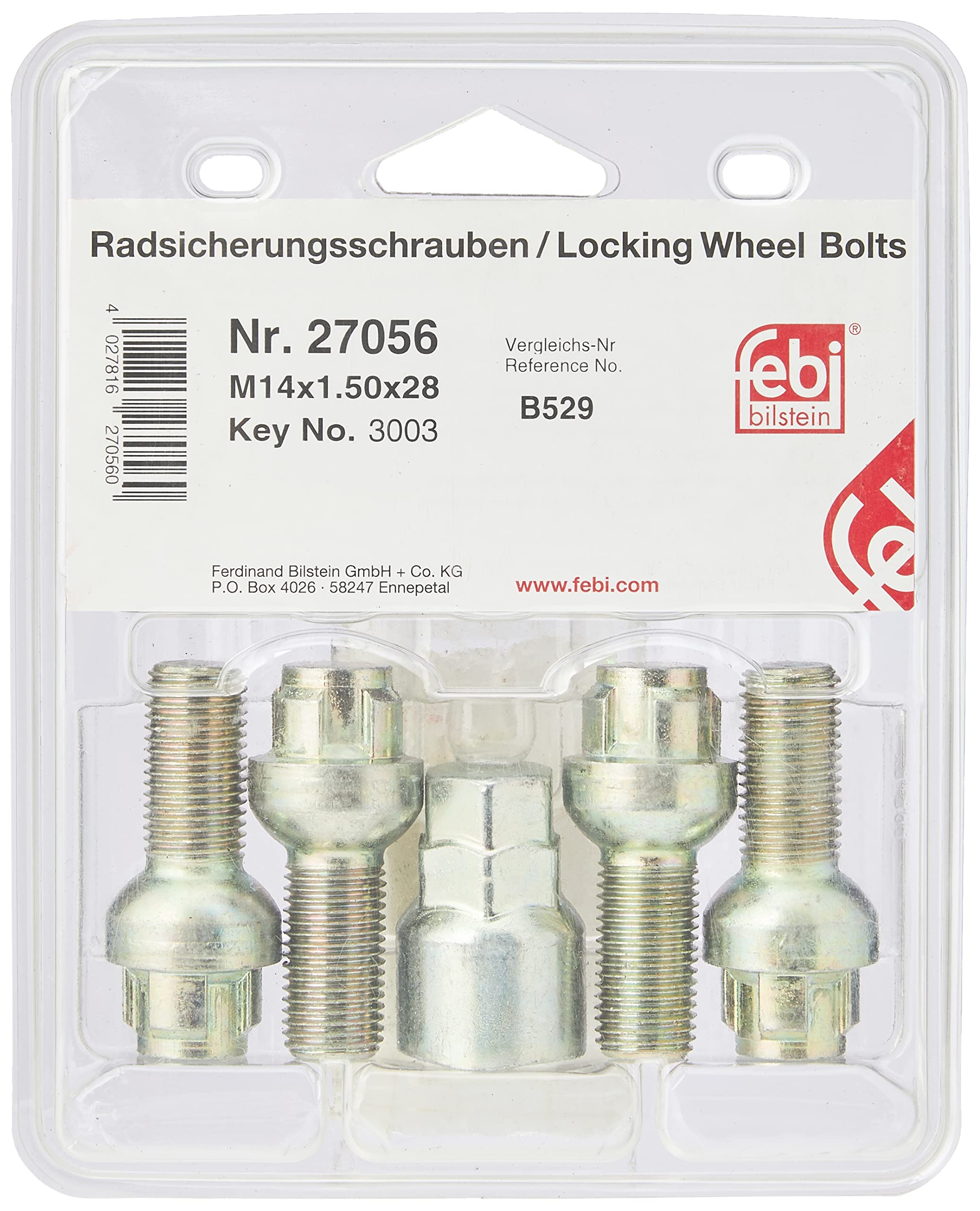 febi bilstein 27056 Wheel Bolt Kit
