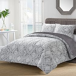 KeoWin Comforter Set Queen Size Bed 3 Piece