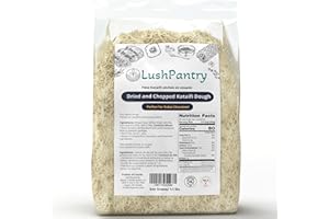 Lushpantry Kataifi Dough, Dried and Chopped for Dubai Chocolate, Kunafa & Baklava, Kataifi Shredded Fillo Dough 500 gr/ 1.1 lb
