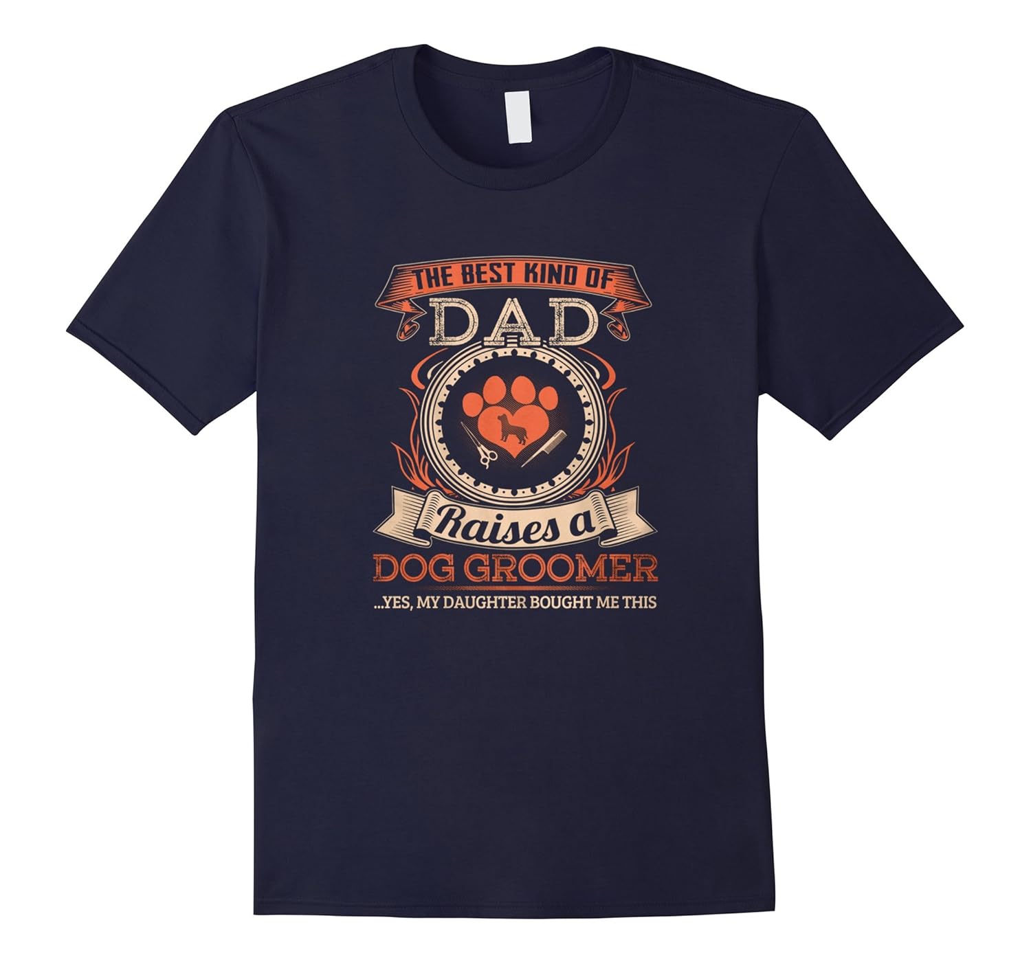 Proud Dog Groomer's Dad Shirt-ANZ