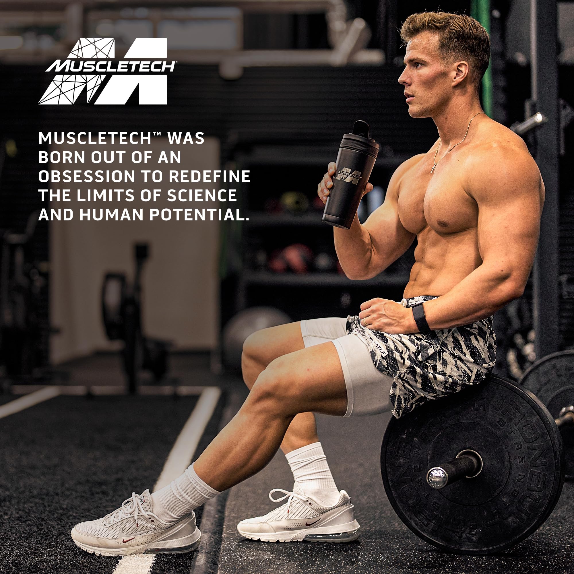 MuscleTech BCAA Powder for Men & Women, Strawberry Watermelon - Amino Acids Nutritional Supplement with Electrolytes for Energy, Muscle Gain & Recovery - Sugar-Free Gym Pre-Workout - 40 Servings