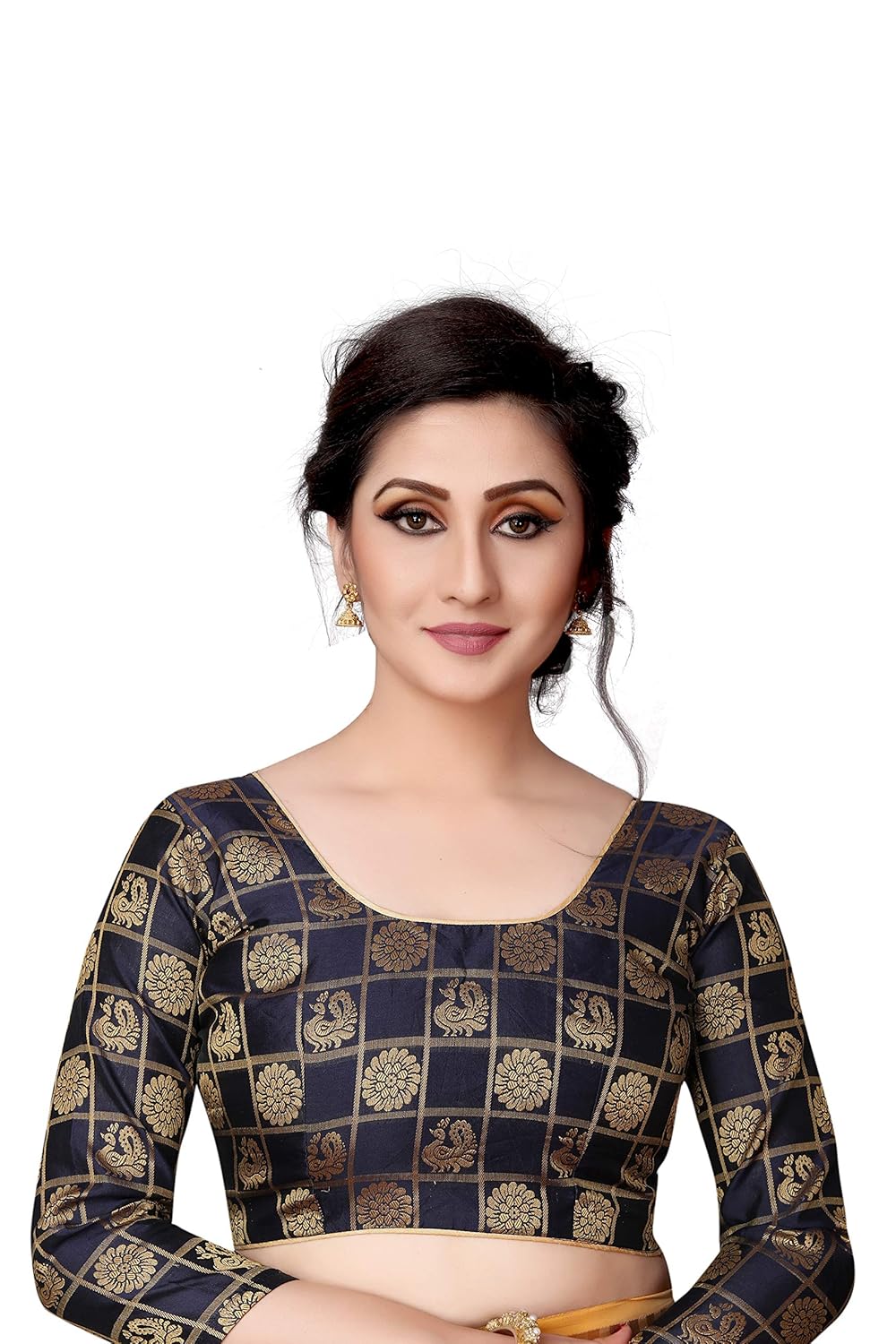 sretan silk saree with blouse piece