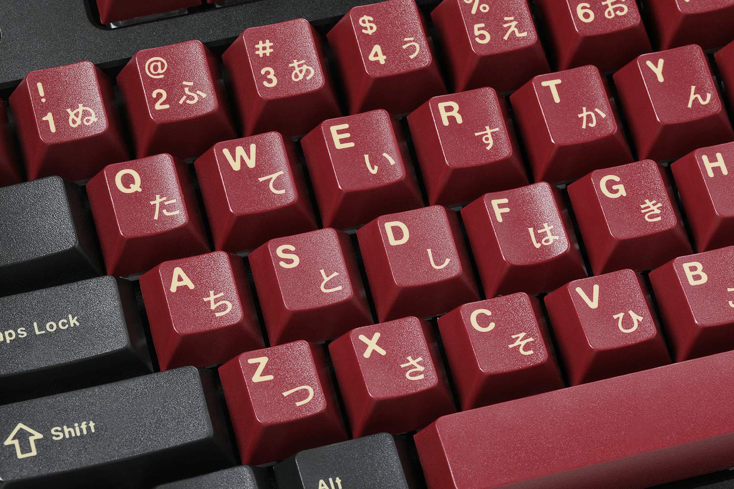 DROP + Redsuns GMK Red Samurai Keycap Set for Ortho Keyboards - Compatible with Cherry MX Switches and Clones (Ortholinear 82-Key Kit)