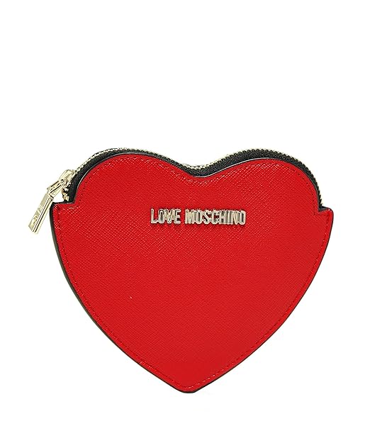 Love Moschino Moschino Damen Herzform Geldbörse Rot