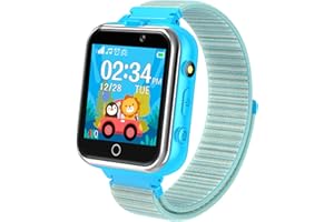 PTHTECHUS Smart Watch for Kids with MP3 Music Double Cameras Video Player 24 of Games Recorder Pedometer Alarm Clock Calculator Flashlight Watch Electronic Learning Education Toys Gifts for 3-12 Age Boys Girls