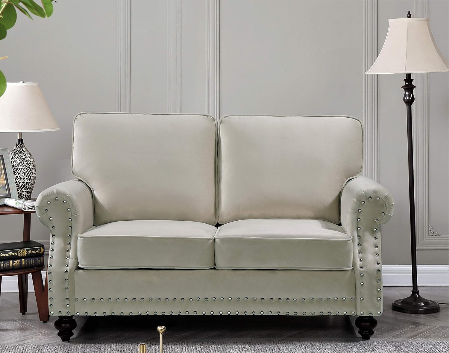 US Pride Furniture S5676-L Love Seats, Beige