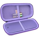 BOVKE Carrying Case for Microsoft Bluetooth Surface Arc Mouse, Violet | Ultra-Slim Lightweight Mice Hard EVA Shockproof Travel Storage Pouch Cover Bag Portable Protective Holder
