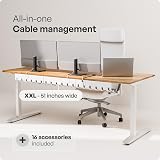 PAMO Cable Management Under Desk 88 cm with 10x Cable Ties Desk Organizer view 4