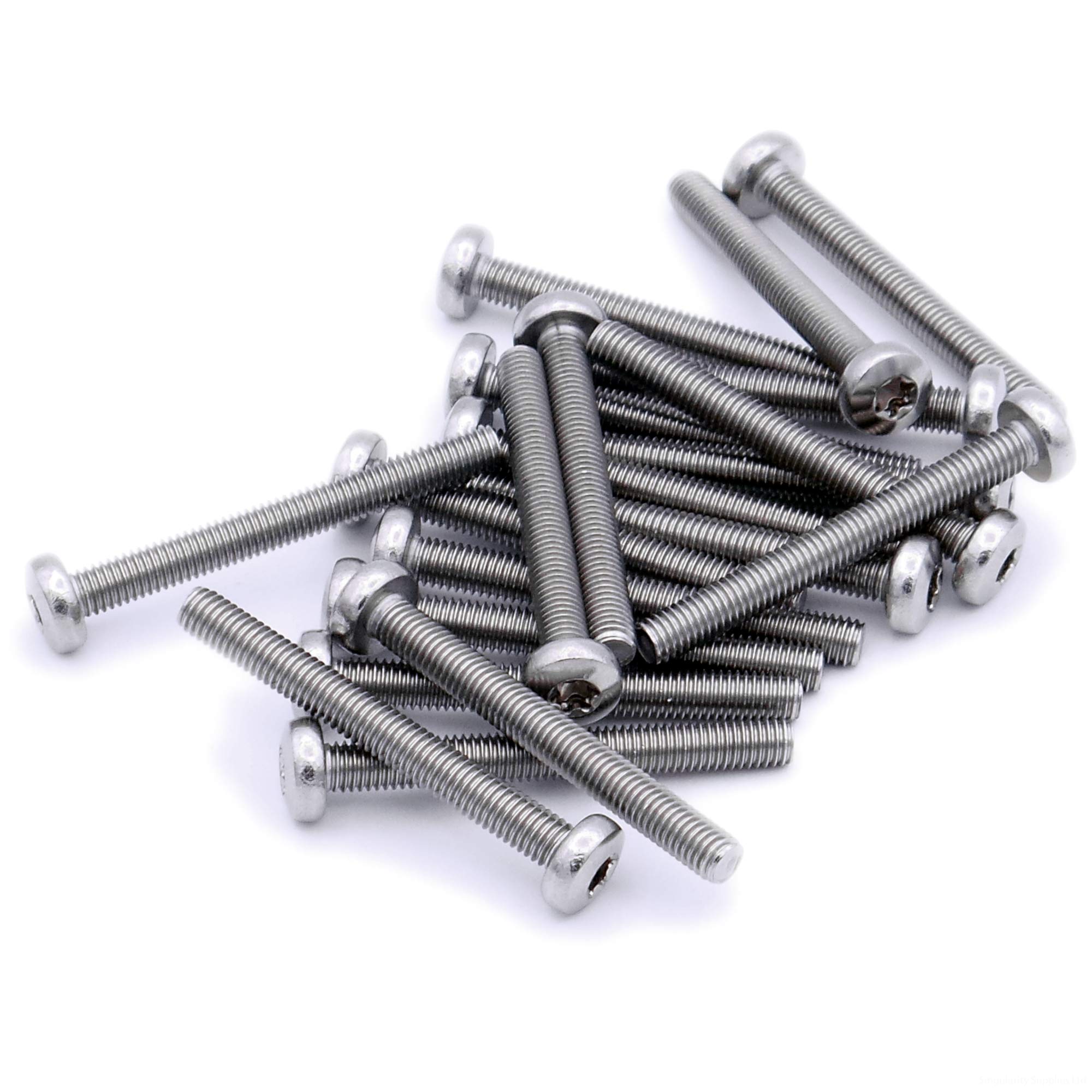 M5 (5mm x 10mm) TX Pan Machine Screw (Bolt) - Stainless Steel (A2) (Pack of 20)