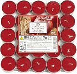 Price's Petali Apple Spice Tealights 25 Pack 4 Hour Burn Time