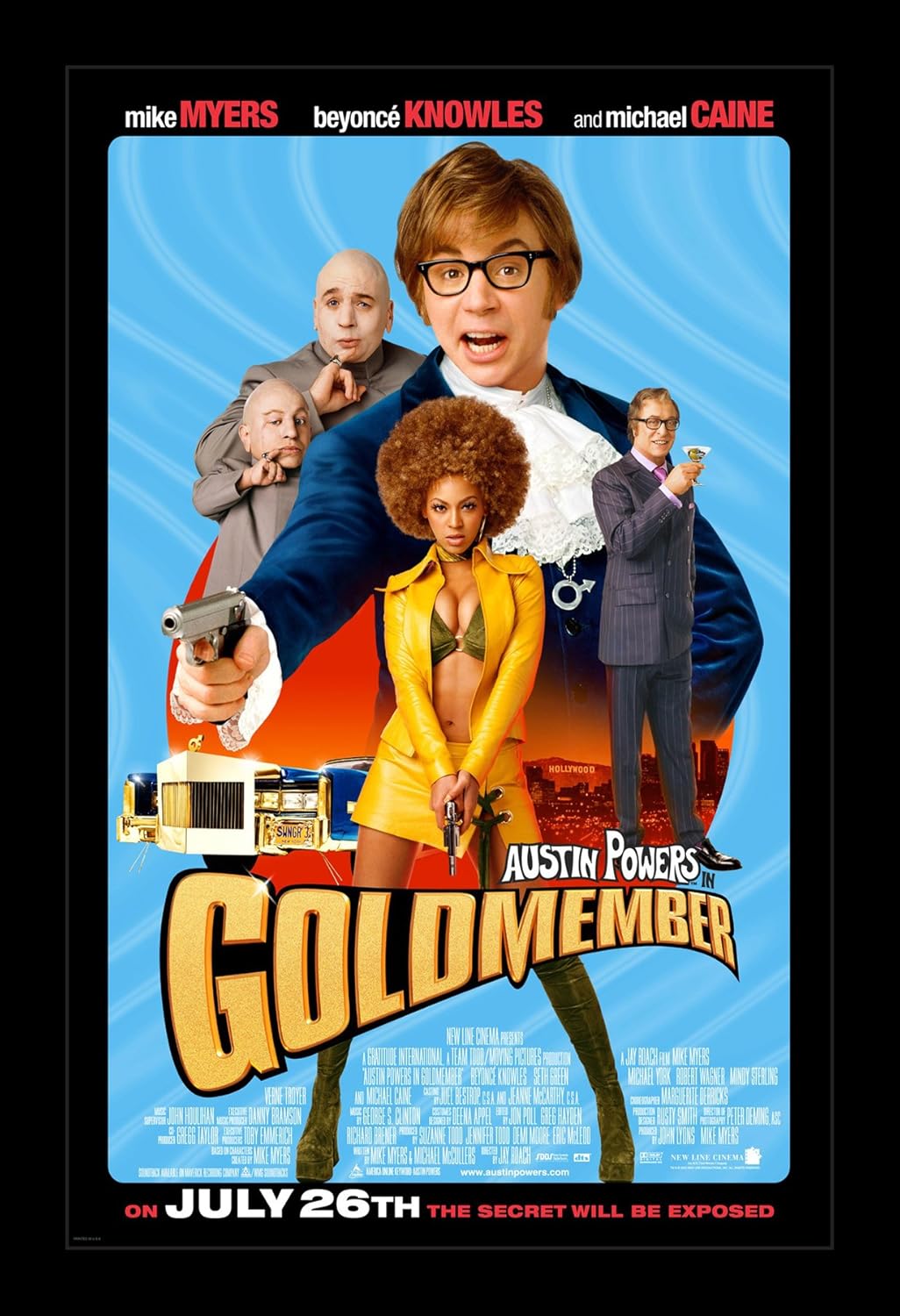 Austin Powers in Goldmember - 11x17 Framed Movie Poster by Wallspace