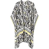 Breezy Lane Women's Kimono Cardigan Summer Swimsuit Coverups Beach Cover Up with Floral Print for Vacation
