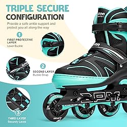 2PM SPORTS Kids Adjustable Inline Skates Ages