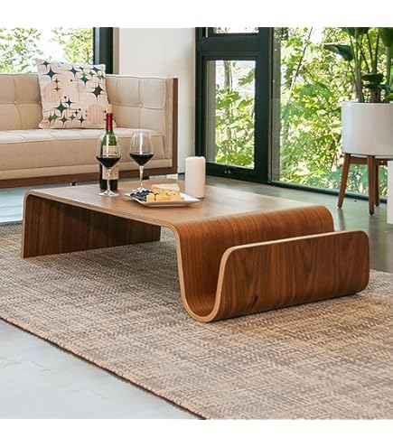 Amazon.com: OFFI & Co. Authentic Mag Table in Walnut : Home & Kitchen