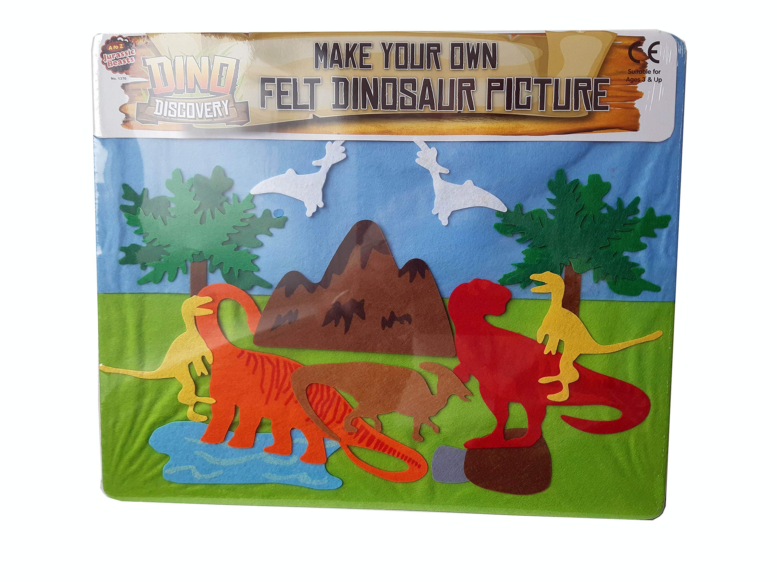 Atoz 1370 Felt Puzzle, Multicoloured