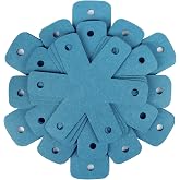 BYKITCHEN Pot Pan Protectors for Stacking, 12pcs &amp; 4 Sizes, Separator Pads | Perforated Felt Pot Dividers Allow Hanging and Help Protect Cookware,Cast Iron, Bowls and Dishes From Scratches and Chipping