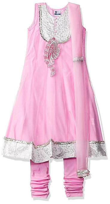 Girl's georgette Lehenga Choli (ILS00S560018E_Pink_5-6yrs)