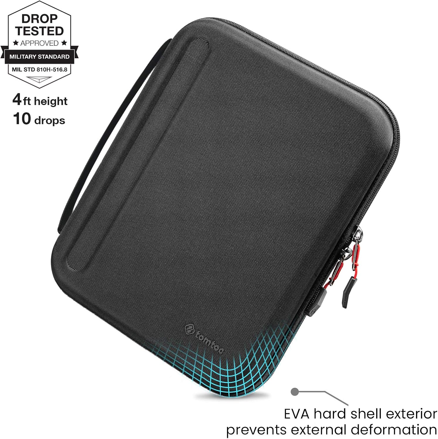 tomtoc Portfolio Tablet Case for 13-inch iPad Air 2026 (M4/M3/M2), iPad Pro 13-inch (M5/M4), 12.9-inch iPad Pro - Image 5