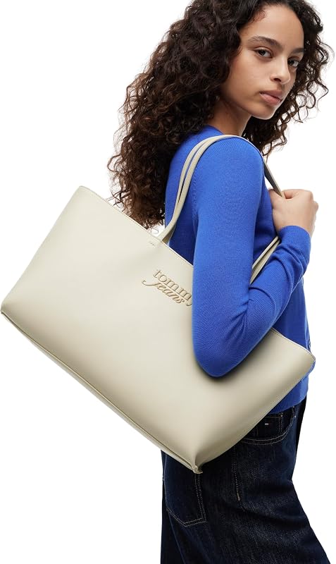 Sac fourre-tout Tjw Must Tote Aw0aw18772 pour femme, Beige (Harbor Haze), One Size
