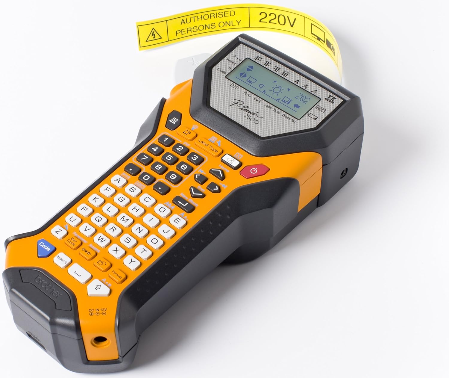 Brother PT7500VP Handheld Desktop Electronic Labelling System Amazon