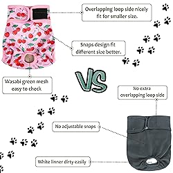 Female Dog Diapers - Premium Reusable Diapers for