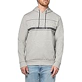BOSS mens Interlock Embossed Logo Hooded Sweatshirt