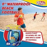 Wahu American Football 9 Inches Waterproof All-Weather Ball with Real Laces view 4