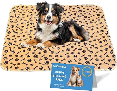 Magnus Creations Washable Puppy Training Pads 2-Pack 75 x 91 cm