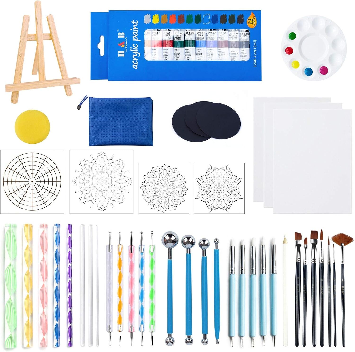  H&B Acrylic Painting Set-Mandala Dotting Tools Painting Kit