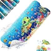 XIYUNTE Bath Mat for Tub Non Slip Bathtub Mat Non Slip 40x16 Baby Bath Mat | 100% BPA Free, Non Toxic, Anti Mold, Machine Washable, Extra Long Kids Bath Mat for Tub Non Slip, Toddler Bath Mat