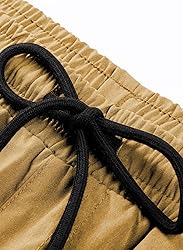 JMIERR Men's Casual Cargo Pants Stretch Elastic