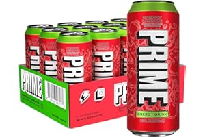 PRIME HYDRATION PRIME Energy CHERRY LIMEADE, Zero Sugar Energy Drink, 200mg Caffeine and 355mg of Electrolytes for Hydration, Vegan, Gluten Free,16 Fluid Ounce, 12 Pack