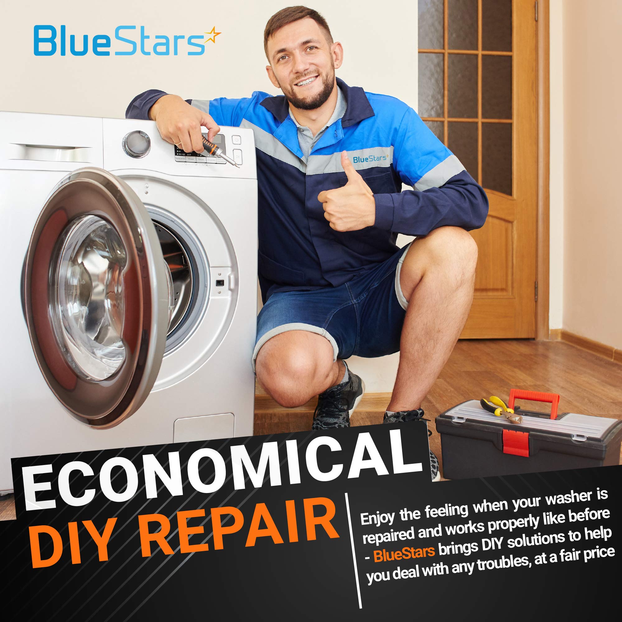 BlueStars W10721967 Washer Pulley Clutch Kit & W10006384 Drive Belt – Compatible for Whirlpool Kenmore Maytag - Replaces W10006356 W10006354 PS10057144 W10326374 AP6014712 WTW5000DW1 MVWX655DW1