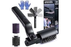 PUVIRECN Electric Grill Cordless Cleaning Brush, Upgraded AS SEEN ON TV! BBQ Barbecue Scrubber, High Torque 25W Motor & MAX 4