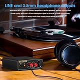 Nobsound Douk Audio T14 Phono Preamp MM/MC RIAA Preamplifier view 4