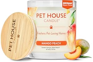 One Fur All - 100% Natural Soy Wax Candle, 20 Fragrances - Pet Odor Eliminator, Up to 60 Hours Burn Time, Non-Toxic, Eco-Frie