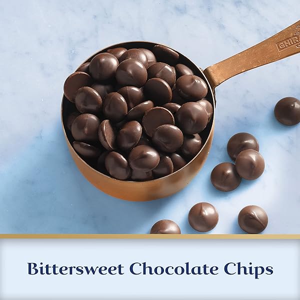 GHIRARDELLI 60% CACAO BITTERSWEET CHOCOLATE PREMIUM BAKING CHIPS, 20 OZ BAG