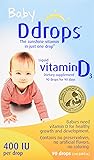Ddrops Baby 400 IU, Vitamin D, 90 drops 2.5mL (0.08 fl.oz)