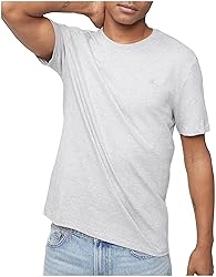 Calvin Klein Men's Smooth Cotton Solid Crewneck
