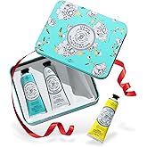 La Chatelaine Hand Cream Trio Tin Gift Set, Natural Hand Lotion, Made in France with 20% Organic Shea Butter, Moisturizing (Gardenia, White Grapefruit, Citrus Fizz) 3 x 1 fl.