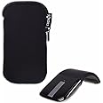 Cosmos Black Neoprene Zipper Carrying Protection Sleeve Case Pouch Cover for Microsoft Arc Touch Mouse (Black)