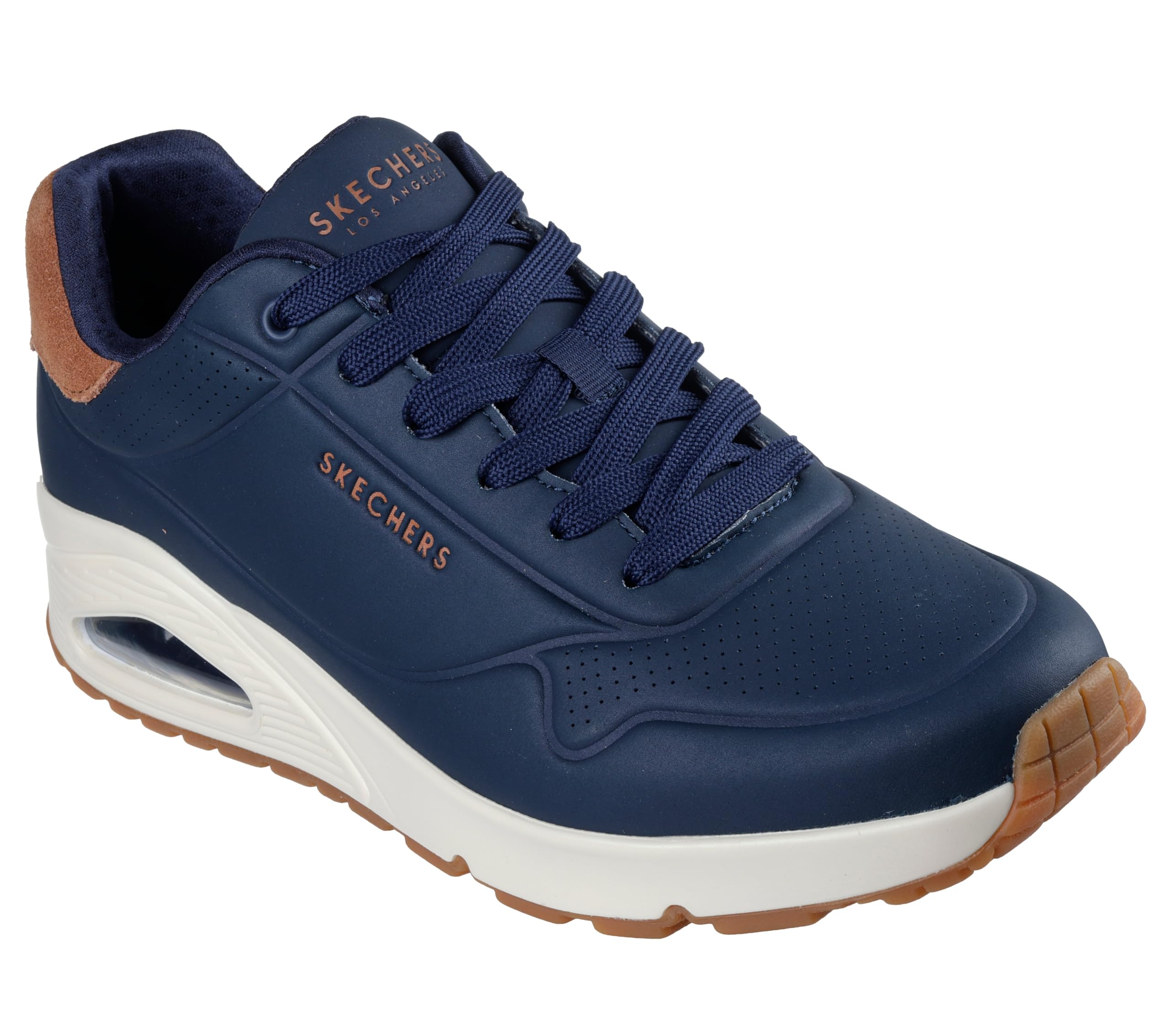 Skechers Men's UNO-Suited ON AIR Sneaker, Navy, 14 Image