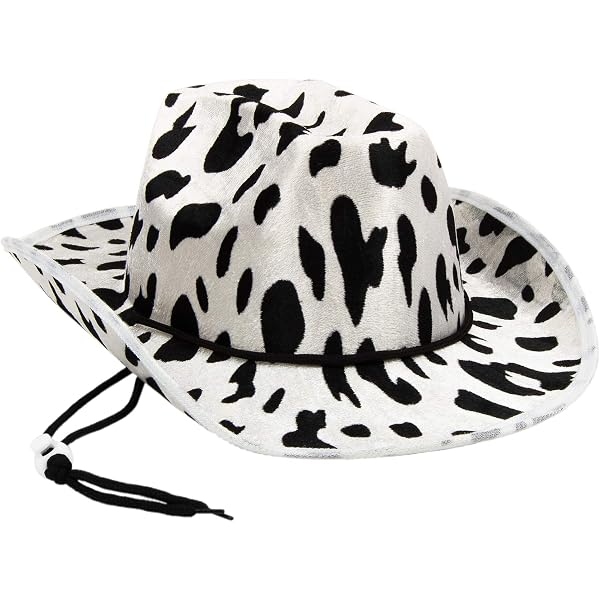 Mello Active Cow Print Cowboy Hat 