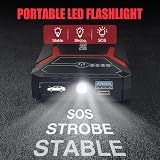 GoooLOO GE1500 Jump Starter 1500A 12V Car Battery Booster 6L Gas 4L Diesel view 4