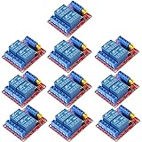 10 PCS DC 12V 2 Channel Relay Module with Isolated