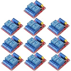 10 PCS DC 12V 2 Channel Relay Module with Isolated
